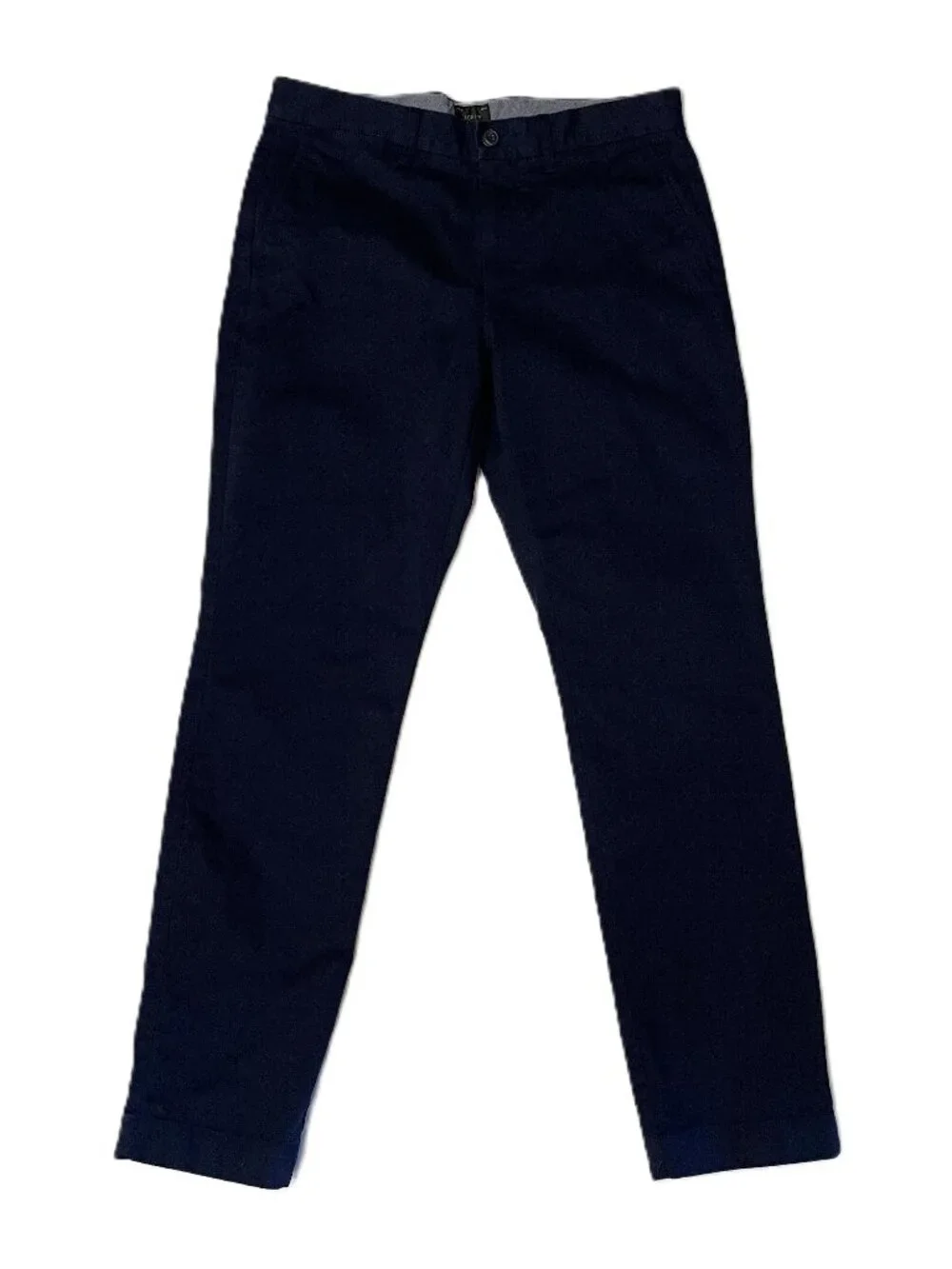 J Crew 770 Straight Pants Men 30x30 * Navy Blue Chinos Cotton Stretch AR886